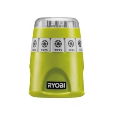 10 žvaigždutės formos suktuvo antgalių komplektas Ryobi RAK10TSD 10 žvaigždutės formos suktuvo antgalių komplektas Ryobi RAK10TSD