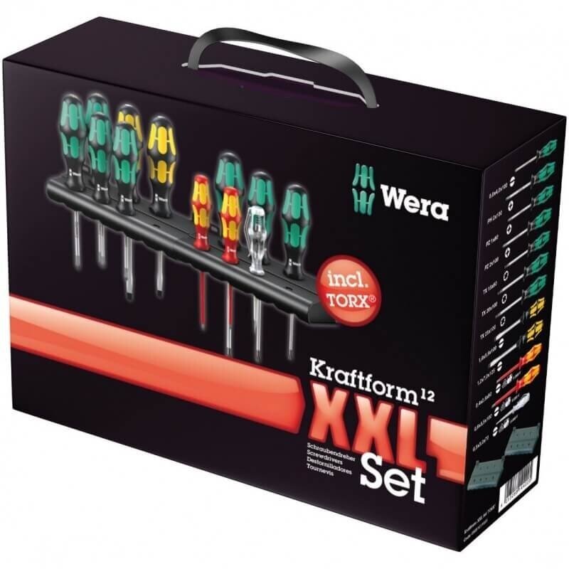 12 atsuktuvų rinkinys WERA Kraftform XXL 12 atsuktuvų rinkinys WERA Kraftform XXL