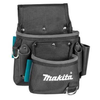 2-jų kišenių dėklas tvirtinimo detalėms, kabinimui prie diržo Makita E-15198 2-jų kišenių dėklas tvirtinimo detalėms, kabinimui prie diržo Makita E-15198