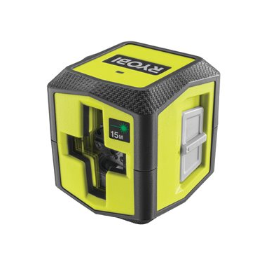 360˚ linijų lazeris Ryobi RB360GLL, žalias 360˚ linijų lazeris Ryobi RB360GLL, žalias