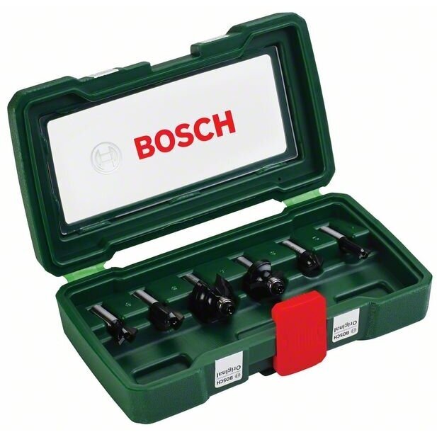 6 frezų komplektas Bosch, 8 mm 6 frezų komplektas Bosch, 8 mm