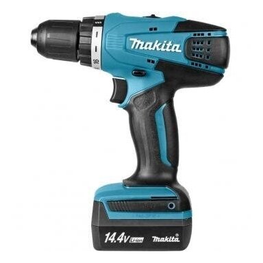 Makita DF347DWE Akumuliatorinis gręžtuvas (14,4V 2x1,3Ah Li-ion) Makita DF347DWE Akumuliatorinis gręžtuvas (14,4V 2x1,3Ah Li-ion)