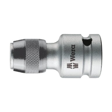 Adapteris iš 1/2" terkšlės į 1/4" antgalį, greitos fiksacijos 784 C/1