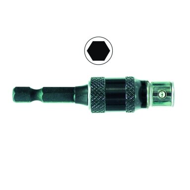 Adaptor with swivel fuction 1/4" 60mm Adaptor with swivel fuction 1/4" 60mm