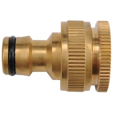 Adapteris, žalvarinis Flo | 1/2'' ir 3/4'' Adapteris, žalvarinis Flo | 1/2'' ir 3/4''