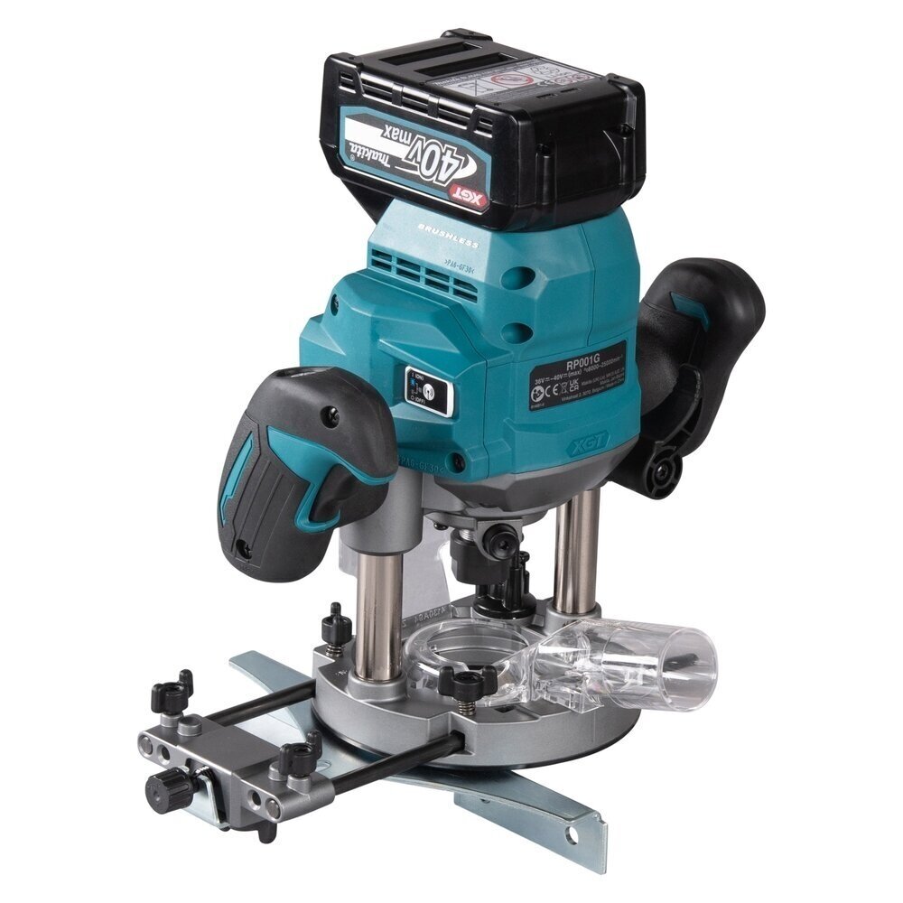 Akumuliatorinis frezeris Makita RP001GZ02 40V XGT ®, be akumuliatorių ir kroviklio 4 Akumuliatorinis frezeris Makita RP001GZ02 40V XGT ®, be akumuliatorių ir kroviklio 4