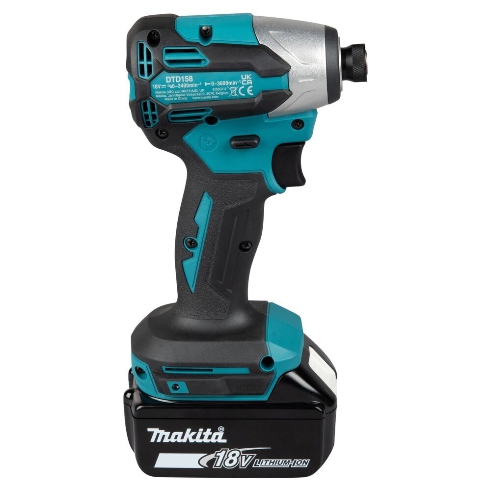 Akumuliatorinis smūginis suktuvas MAKITA DTD158Z, 18 V, 4