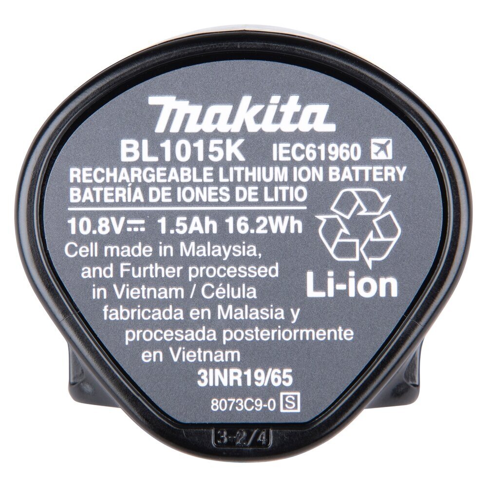 Akumuliatorius Makita BL1015K, 1913U9-9, 10,8V, 1,5Ah 4