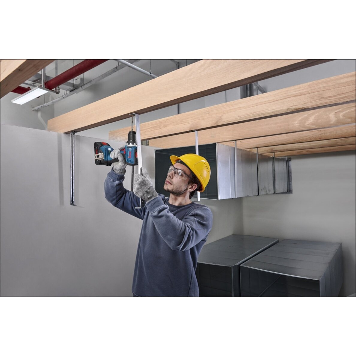 Akum. suktuvų komplektas Bosch GSR 18V-65 + GDR 18V-215, 18V, 2x5.0 Ah, 0615A50090 4