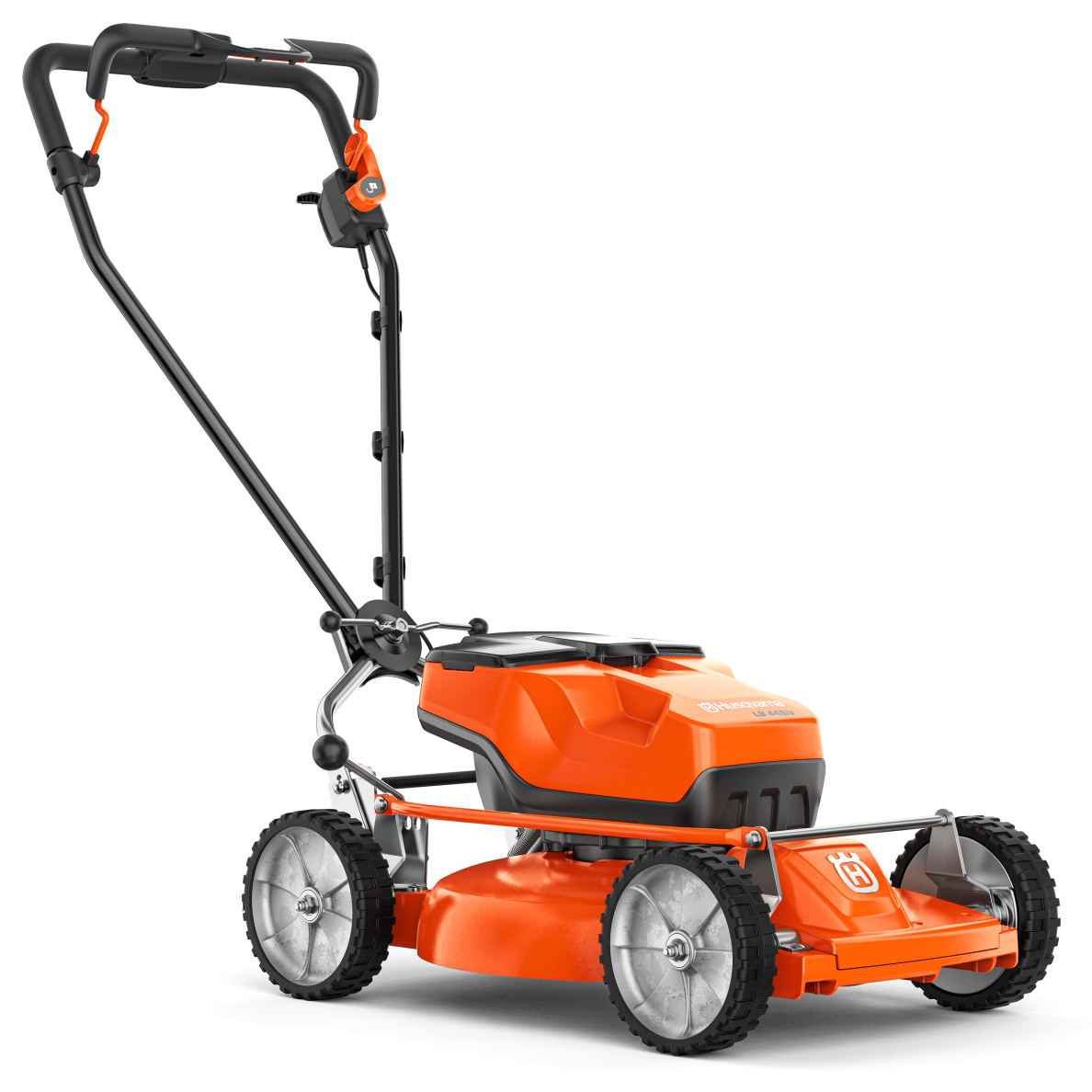 Akumuliatorinė vejapjovė „Husqvarna LB 448iV” Akumuliatorinė vejapjovė „Husqvarna LB 448iV”