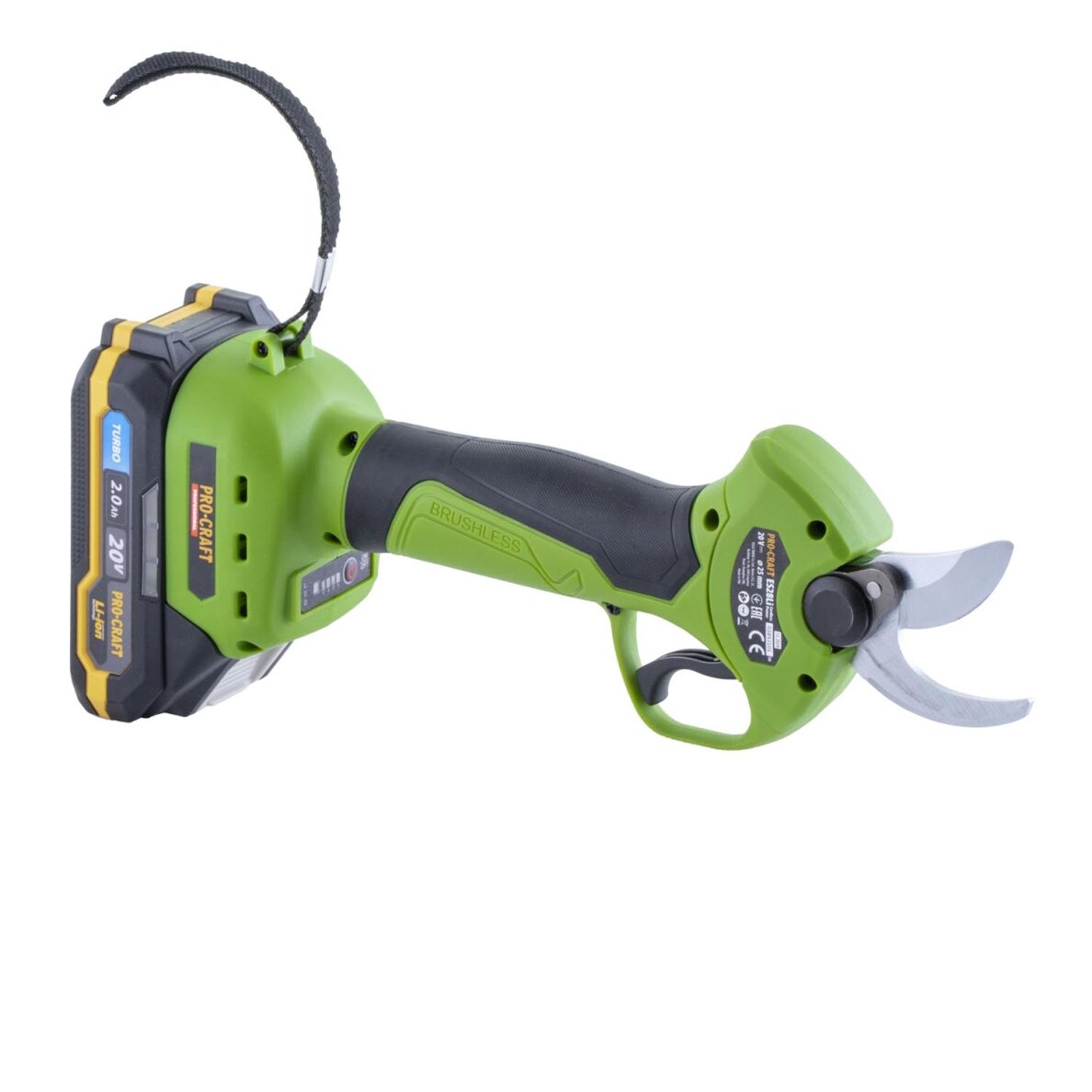 Akumuliatorinės šakų žirklės „ProCraft ES28Li” 5 Akumuliatorinės šakų žirklės „ProCraft ES28Li” 5