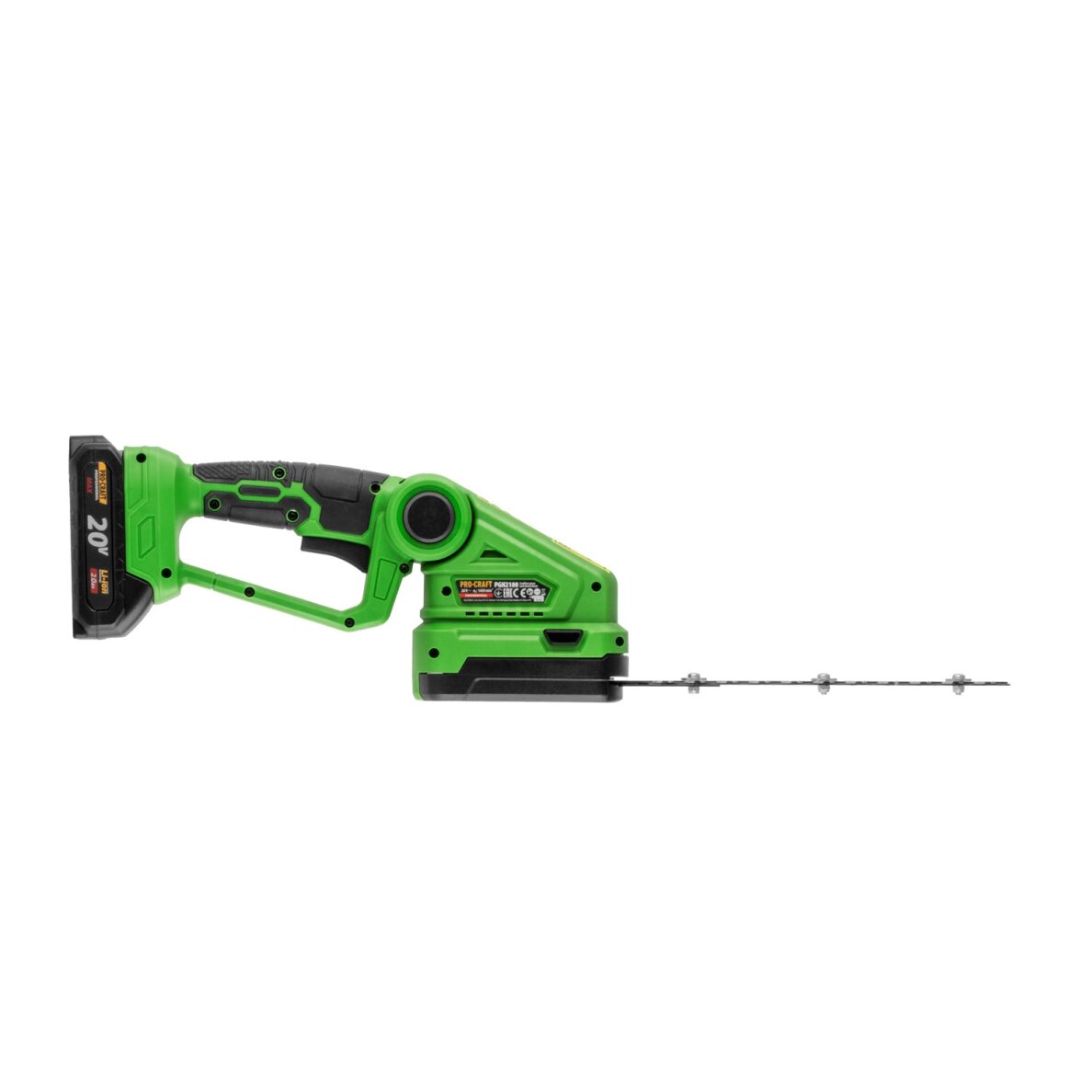 Akumuliatorinės žolės ir krūmų žirklės „ProCraft PGH2100” 4 Akumuliatorinės žolės ir krūmų žirklės „ProCraft PGH2100” 4