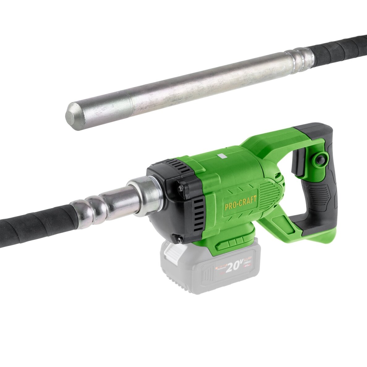 Akumuliatorinis betono vibratorius „ProCraft CV20bb” 1