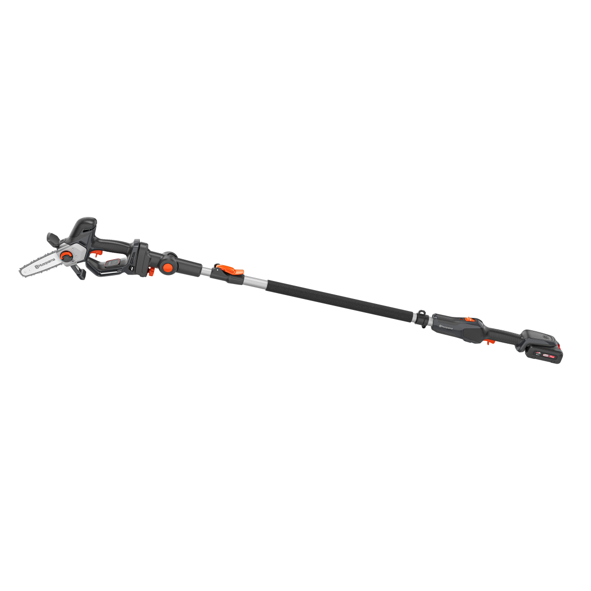 Akumuliatorinis genėtuvas „Husqvarna „Aspire™ P8X-P4A“ + „Aspire™“ prailginimo kotas su akumuliatoriumi ir įkrovikliu” Akumuliatorinis genėtuvas „Husqvarna „Aspire™ P8X-P4A“ + „Aspire™“ prailginimo kotas su akumuliatoriumi ir įkrovikliu”