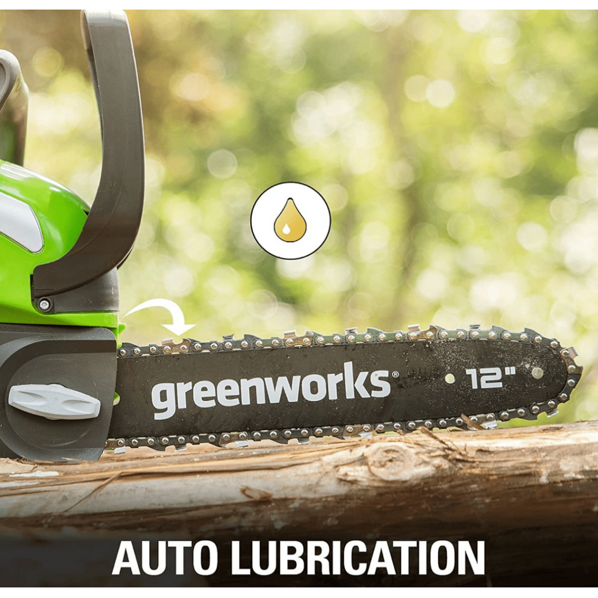 Greenworks G40CS30K2 AKUMULIATORINIS GRANDININIS PJŪKLAS 30cm (12") (40V su 2Ah akumuliatoriumi ir krovikliu) 1