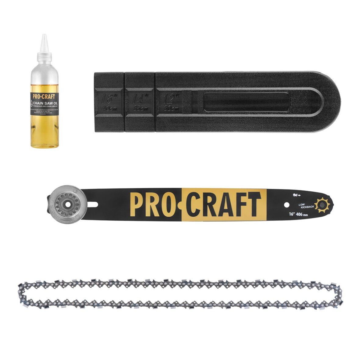 Akumuliatorinis grandininis pjūklas „ProCraft PCA42/2” 9 Akumuliatorinis grandininis pjūklas „ProCraft PCA42/2” 9