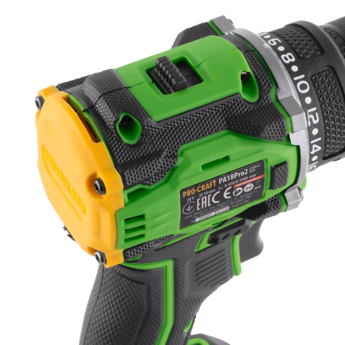 Akumuliatorinis gręžtuvas-suktuvas „ProCraft PA18Pro2” 6