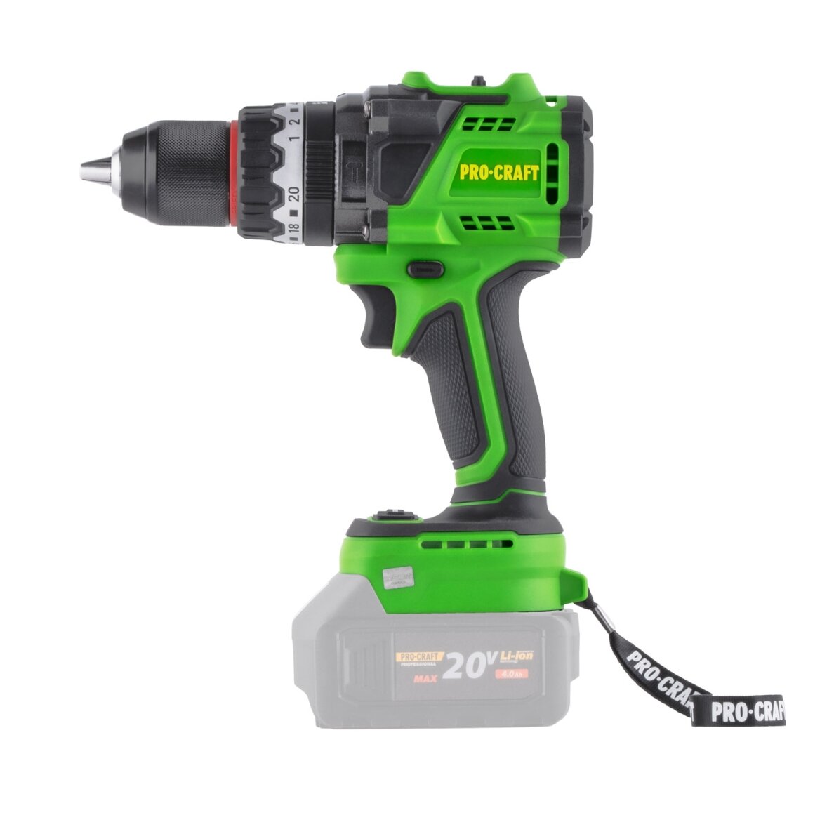 Akumuliatorinis gręžtuvas-suktuvas „ProCraft PA18ProBL-BB” 3 Akumuliatorinis gręžtuvas-suktuvas „ProCraft PA18ProBL-BB” 3