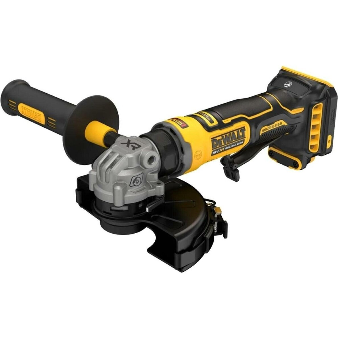 Akumuliatorinis kampinis šlifuoklis DeWALT DCG404N, 125 mm, 18 V Akumuliatorinis kampinis šlifuoklis DeWALT DCG404N, 125 mm, 18 V