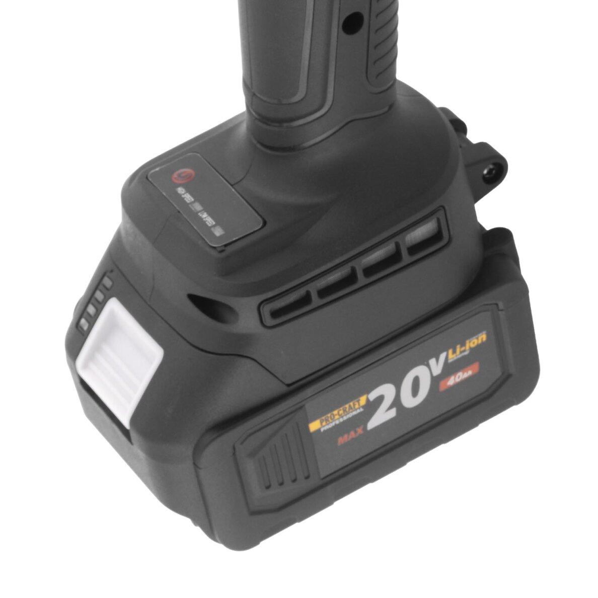 Akumuliatorinis kampinis šlifuoklis „ProCraft PGA20” 8