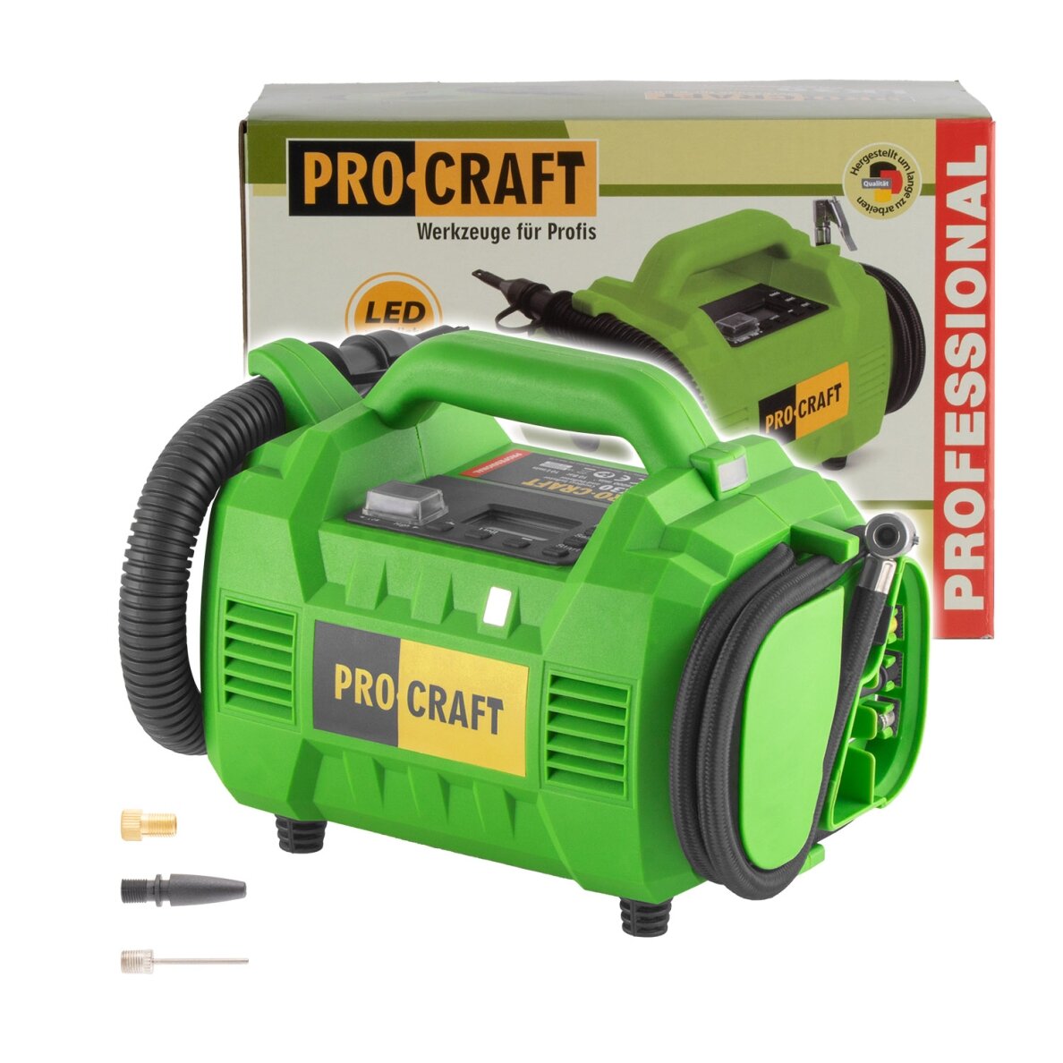Akumuliatorinis kompresorius „ProCraft LK30 bb” Akumuliatorinis kompresorius „ProCraft LK30 bb”
