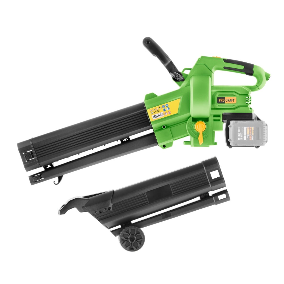 Akumuliatorinis lapų pūstuvas-siurblys „ProCraft VB22" 2 Akumuliatorinis lapų pūstuvas-siurblys „ProCraft VB22" 2