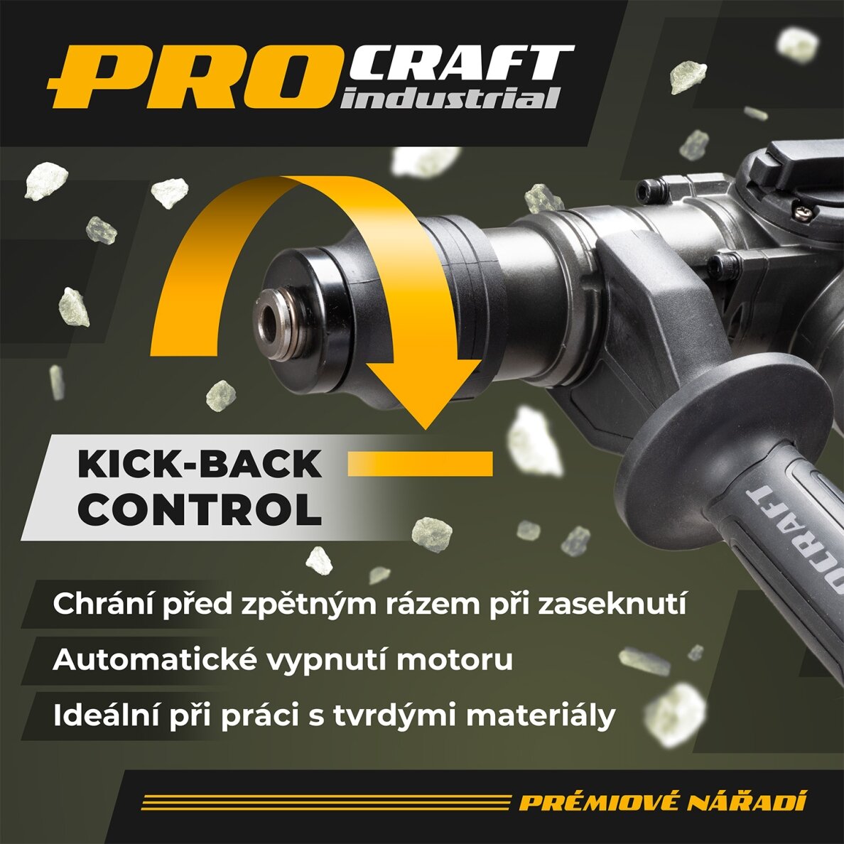 Akumuliatorinis perforatorius „ProCraft Industrial HD20A” 1 Akumuliatorinis perforatorius „ProCraft Industrial HD20A” 1
