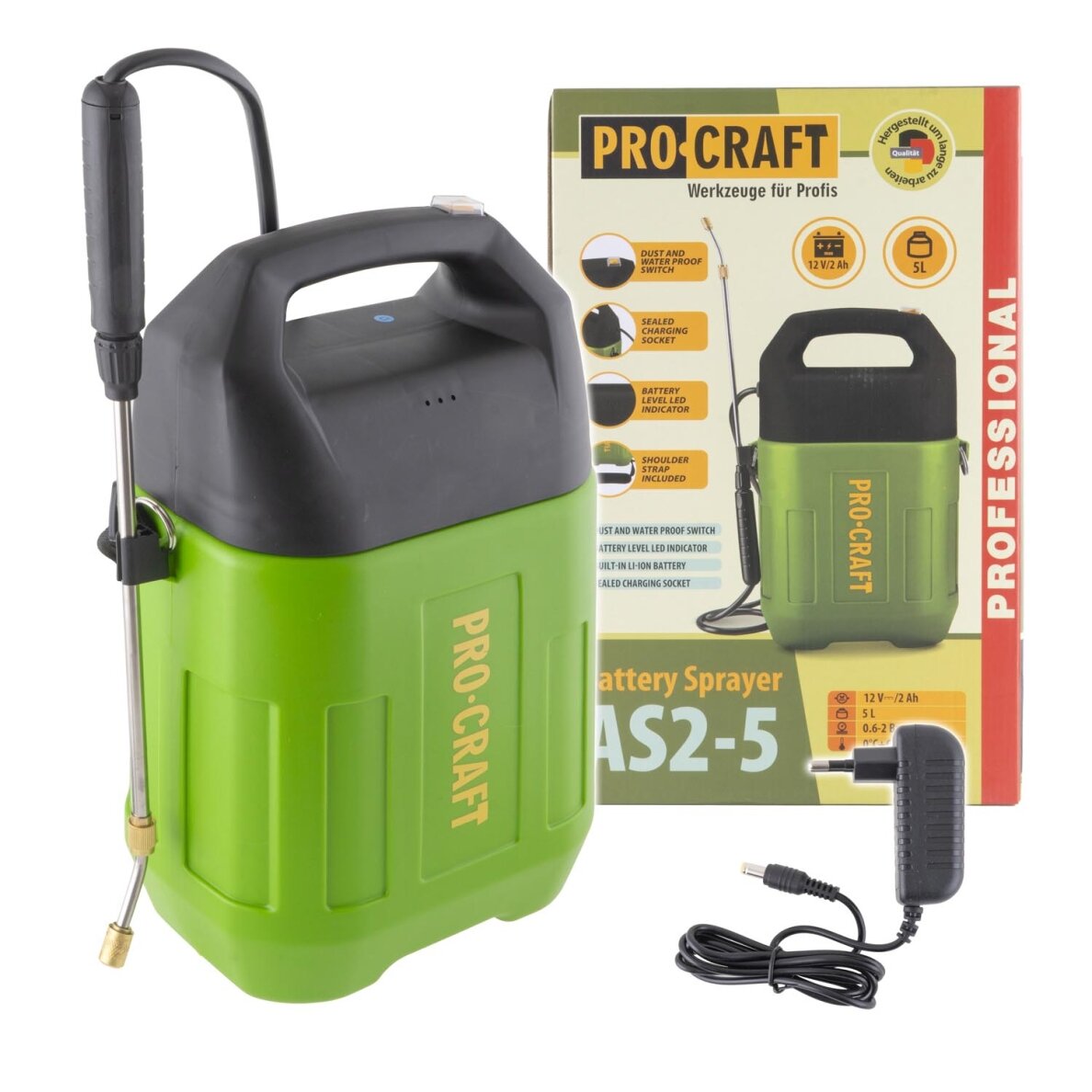 Akumuliatorinis purkštuvas „ProCraft AS2-5”