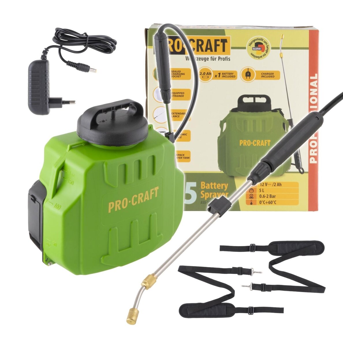 Akumuliatorinis purkštuvas „ProCraft AS5”