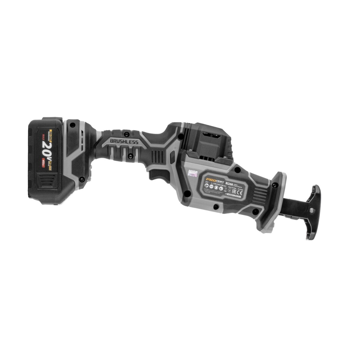 Akumuliatorinis siaurapjūklis „ProCraft Industrial RS20A-1B-C” 3 Akumuliatorinis siaurapjūklis „ProCraft Industrial RS20A-1B-C” 3