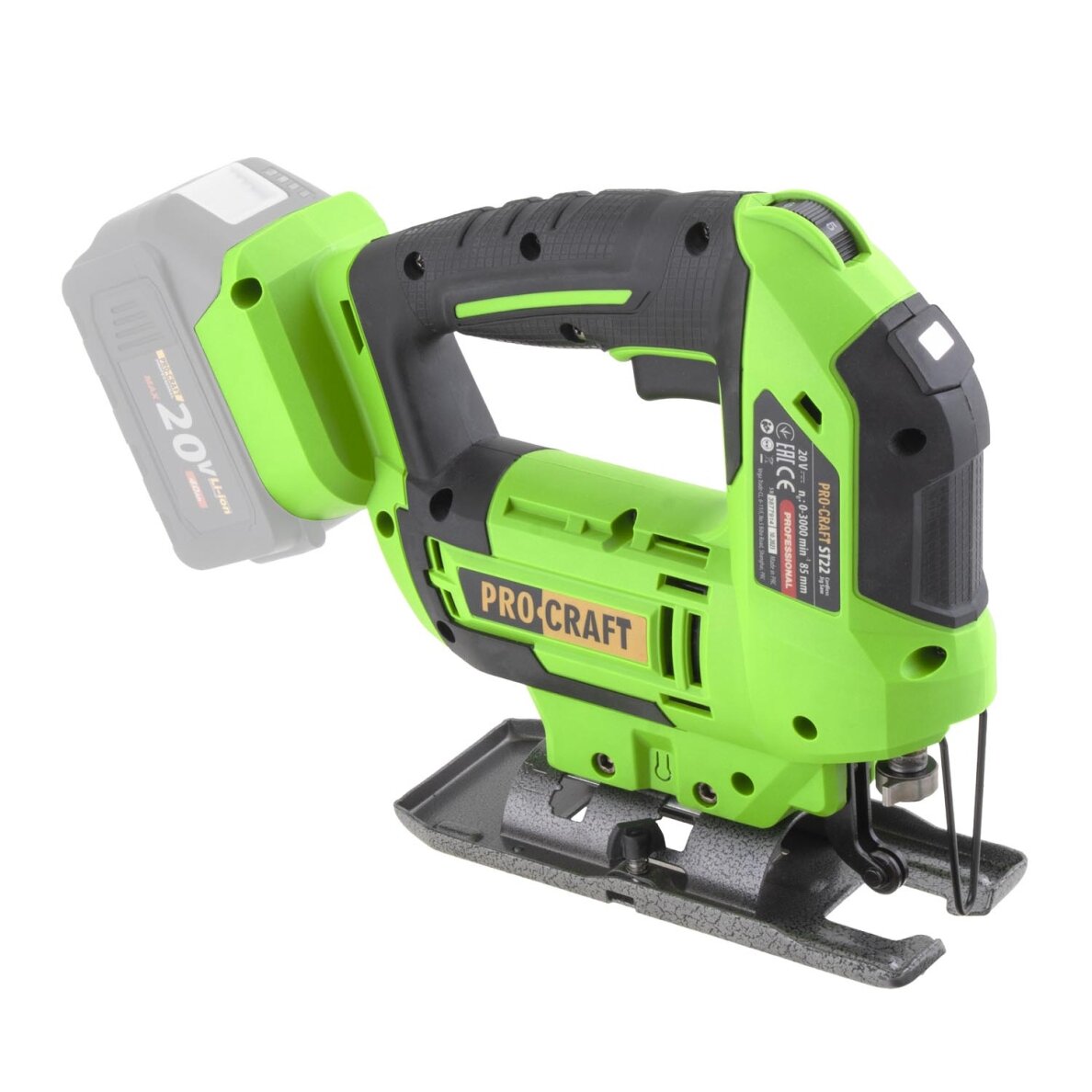 Akumuliatorinis siaurapjūklis „ProCraft ST22” 3