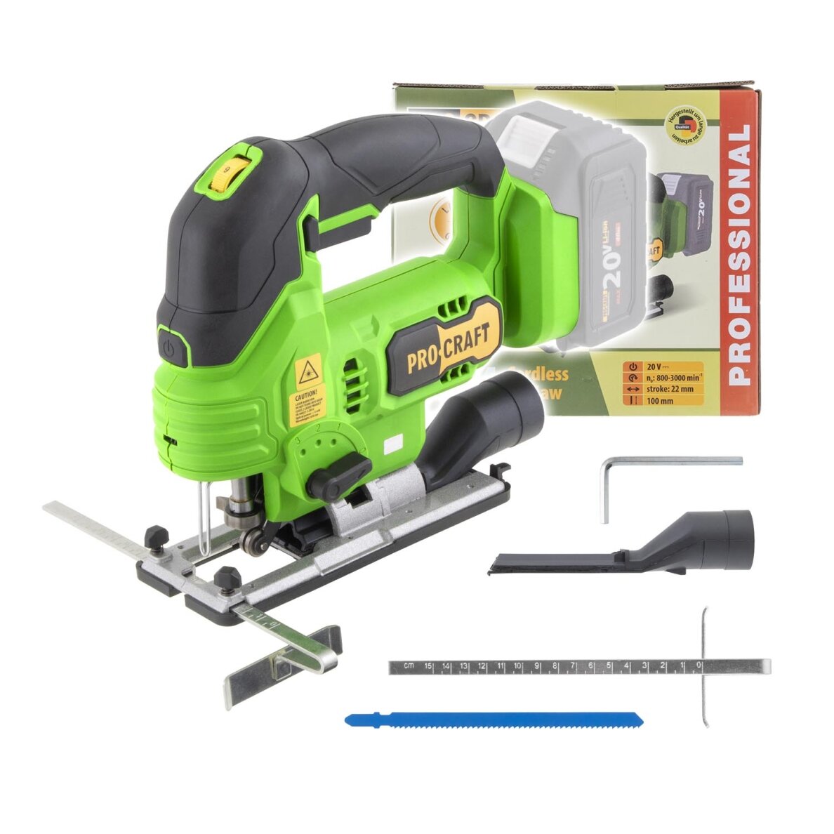 Akumuliatorinis siaurapjūklis „ProCraft ST24” Akumuliatorinis siaurapjūklis „ProCraft ST24”