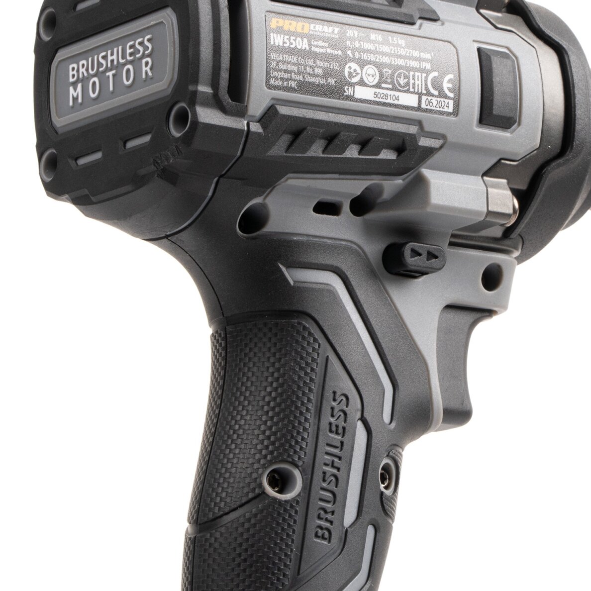 Akumuliatorinis smūginis veržliasukis „ProCraft Industrial IW550A” 8