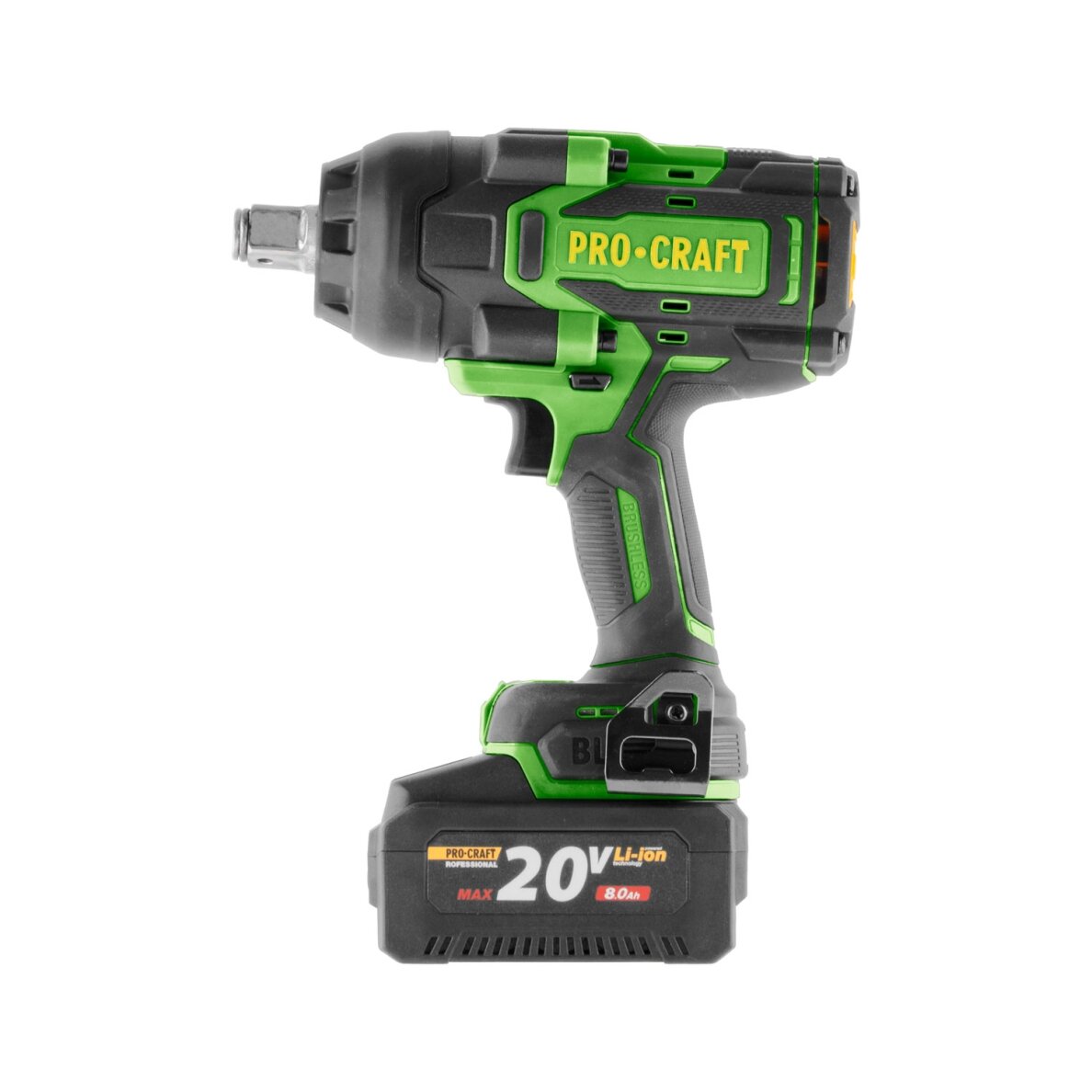 Akumuliatorinis smūginis veržliasukis „ProCraft PWA90” 2 Akumuliatorinis smūginis veržliasukis „ProCraft PWA90” 2