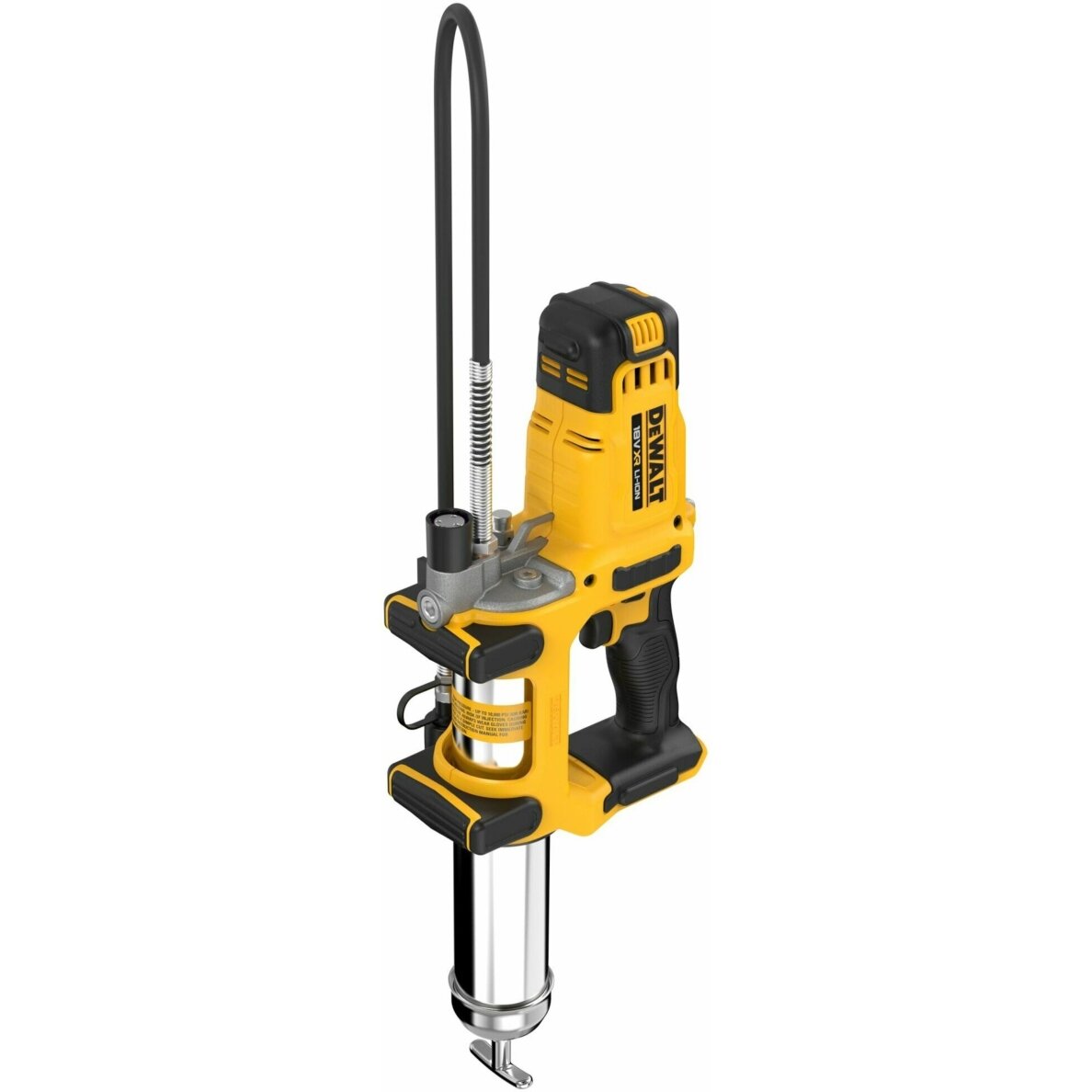 Akumuliatorinis tepalo pistoletas DeWALT DCGG581N, 18 V, 2 greičių 1 Akumuliatorinis tepalo pistoletas DeWALT DCGG581N, 18 V, 2 greičių 1