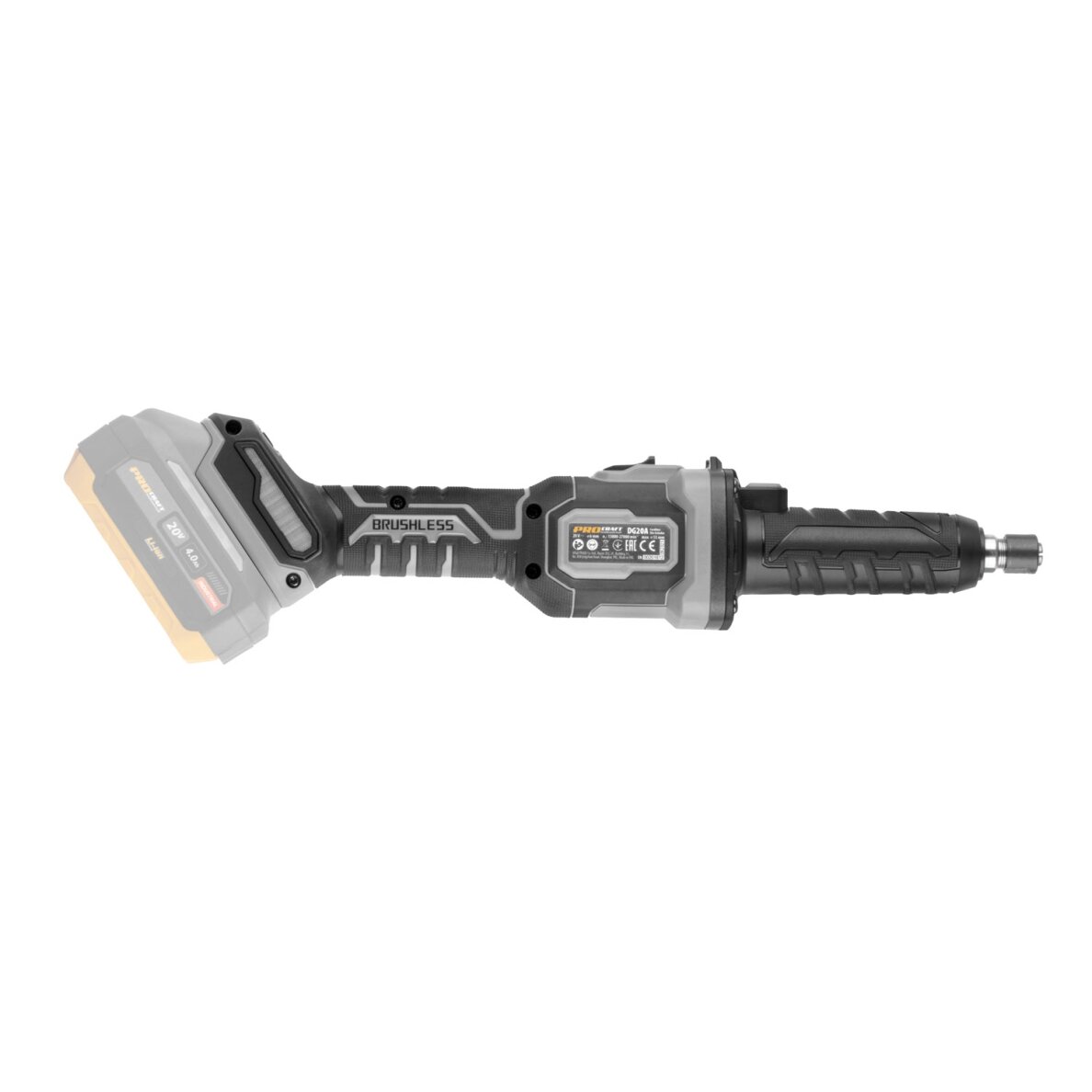 Akumuliatorinis tiesinis šlifuoklis „ProCraft Industrial DG20A-BB" 4
