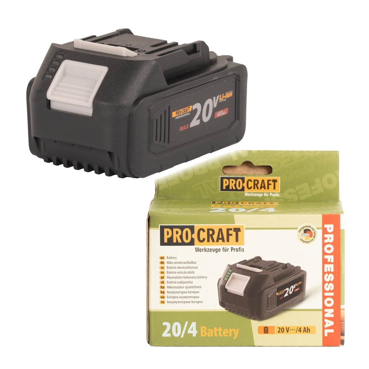 Akumuliatorius „ProCraft Industrial 20/4” Akumuliatorius „ProCraft Industrial 20/4”