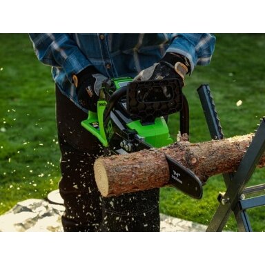 Greenworks GD40CS15K2X AKUMULIATORINIS GRANDININIS PJŪKLAS 1,5kW (40V su 2X2Ah akumuliatoriais ir krovikliu) Greenworks GD40CS15K2X AKUMULIATORINIS GRANDININIS PJŪKLAS 1,5kW (40V su 2X2Ah akumuliatoriais ir krovikliu)