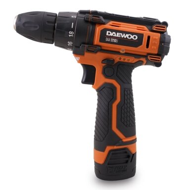 Akumuliatorinis gręžtuvas DAEWOO DAA 1210Li, 12V, 1.5Ah