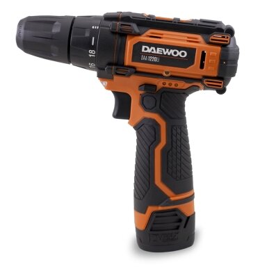 Akumuliatorinis gręžtuvas DAEWOO DAA 1220Li, 12V, 1.5Ah Akumuliatorinis gręžtuvas DAEWOO DAA 1220Li, 12V, 1.5Ah