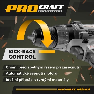 Akumuliatorinis gręžtuvas-suktuvas „ProCraft Industrial CD20A” Akumuliatorinis gręžtuvas-suktuvas „ProCraft Industrial CD20A”