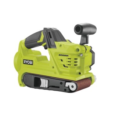 Akumuliatorinis juostinis šlifuoklis Ryobi R18BS-0, 18V, be akum. ir krov. Akumuliatorinis juostinis šlifuoklis Ryobi R18BS-0, 18V, be akum. ir krov.
