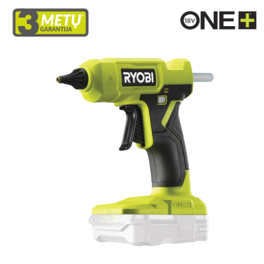 Akumuliatorinis klijų pistoletas Ryobi RGLU18-0, 18 V (be akum. ir krov.) Akumuliatorinis klijų pistoletas Ryobi RGLU18-0, 18 V (be akum. ir krov.)