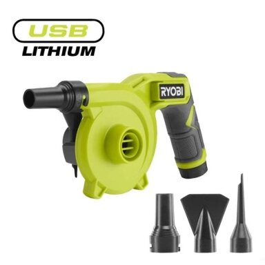 Akumuliatorinis kompresorius Ryobi RVI4-0, 4 V, (be akum. ir krov.) Akumuliatorinis kompresorius Ryobi RVI4-0, 4 V, (be akum. ir krov.)