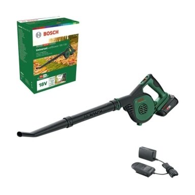 Akumuliatorinis lapų pūstuvas Bosch Universal Leaf Blower 18V, 130, 1x2,5Ah, 06008A0600 Akumuliatorinis lapų pūstuvas Bosch Universal Leaf Blower 18V, 130, 1x2,5Ah, 06008A0600
