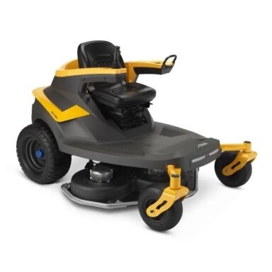 Akumuliatorinis nulinio apsisukimo vejos traktorius STIGA GYRO 900E, 48 V, 105 Ah Akumuliatorinis nulinio apsisukimo vejos traktorius STIGA GYRO 900E, 48 V, 105 Ah