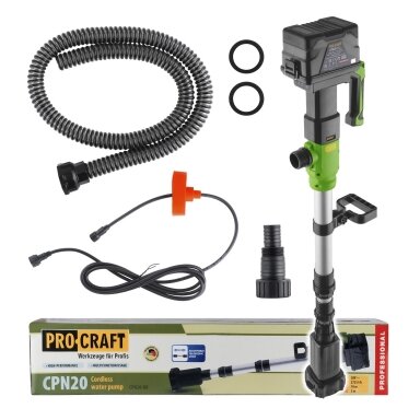 Akumuliatorinis panardinamas siurblys „ProCraft CPN20bb"
