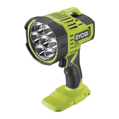 Akumuliatorinis prožektorius Ryobi RLS18-0, 18V (be akum. ir kroviklio) Akumuliatorinis prožektorius Ryobi RLS18-0, 18V (be akum. ir kroviklio)