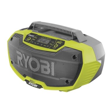 Akumuliatorinis radijo grotuvas su Bluetooth® Ryobi R18RH-0, 18 V (be akum. ir kroviklio) Akumuliatorinis radijo grotuvas su Bluetooth® Ryobi R18RH-0, 18 V (be akum. ir kroviklio)