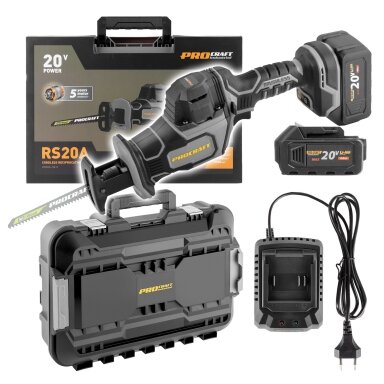 Akumuliatorinis siaurapjūklis „ProCraft Industrial RS20A-1B-C”